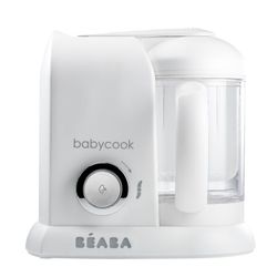 MUST GO BEABA Baby cook Solo 4 in 1 Baby Food Maker, Processor, Steam Cook and Blender, Large Capacity 4.5 Cups Dishwasher safe