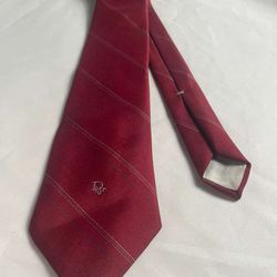 Christian Dior vintage red tie