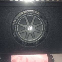 Kicker Comp Subwoofer and Truck Radio