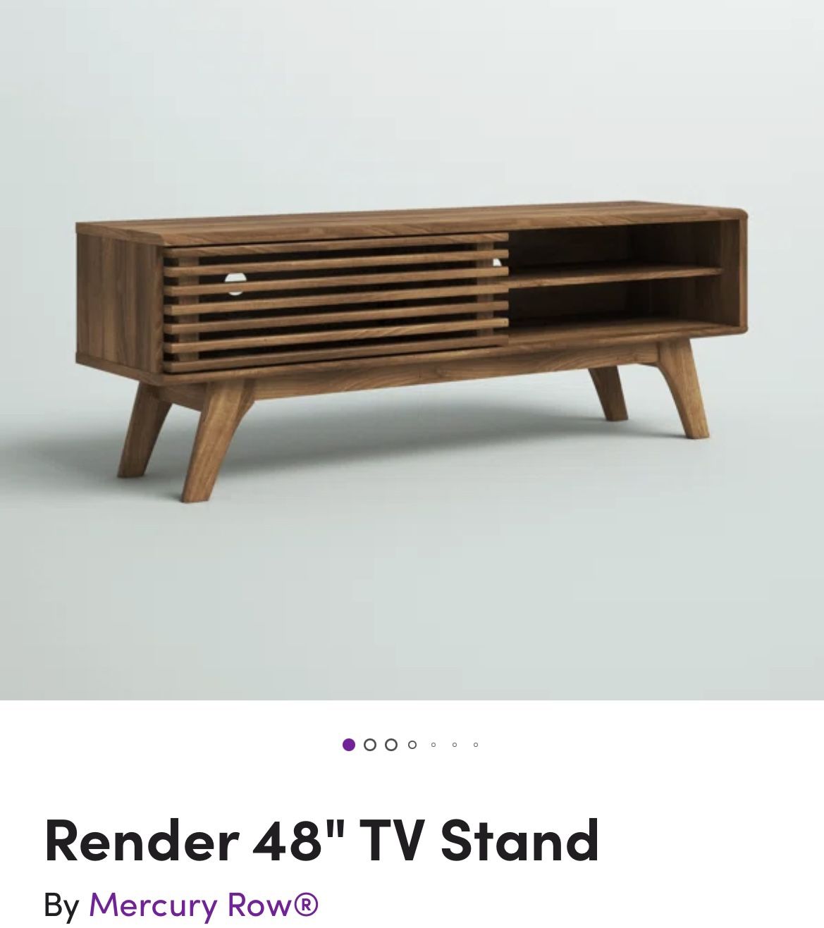 Mid-century Modern TV console