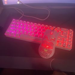 Gaming Kbm Wit Blue Switches 