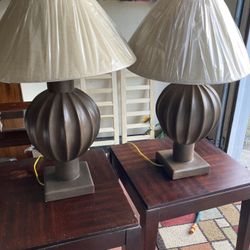 Tables And Lamps Good Condition