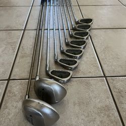 Cougar Precision II Progressive Offset Golf Set Irons 3,4,5,6,7,8,9 - Woods #3 & 5 RH