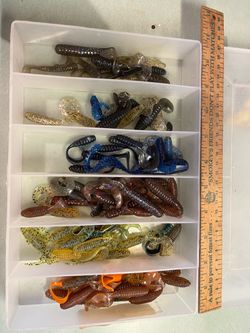 Plastic Bass Fishing Lures Worms