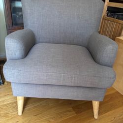 World Market Gray Armchair 