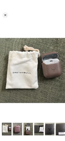 NIB Leather Apple AirPods Case (2nd Gen) Brown