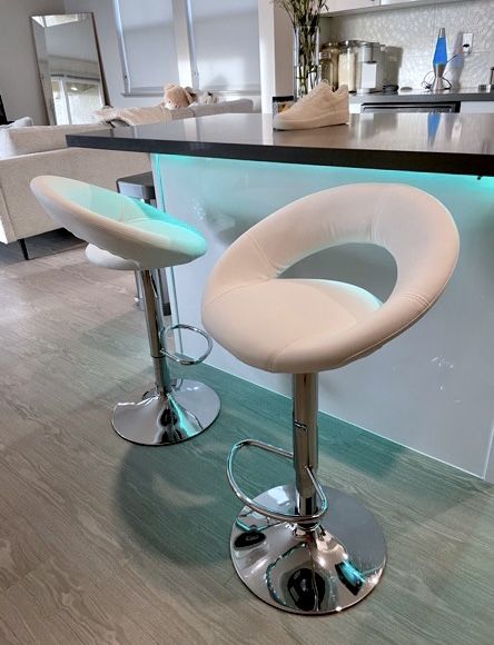 Bar Stools New in Packagings Comfortable Bucket Seat Retailed For $274.00.