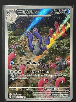 Wugtrio Paldean Fates 224 / 091 Illustration Rare
