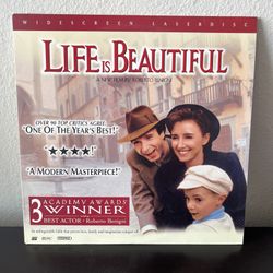 Laserdisc Movie: Life Is Beautiful