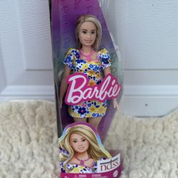 Barbie Fashionistas Doll #208, Doll with Down Syndrome Wearing Floral Dress