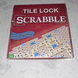 Tile Lock Scrabble Board Game In Excellent New Condition (Is Complete Nothing Missing)