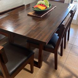 Rectangular Wood Dinning