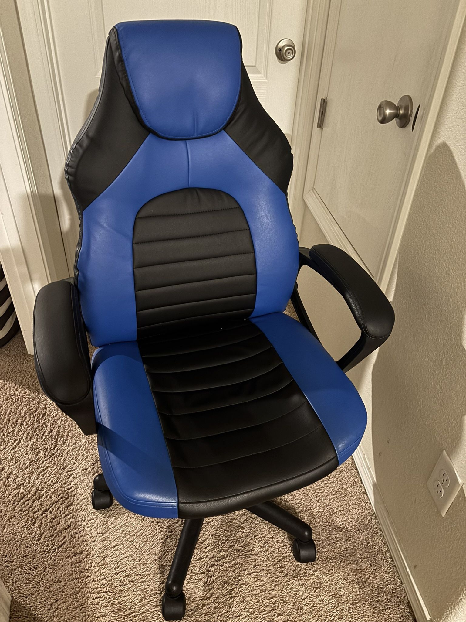 Gaming Chair Blue Black