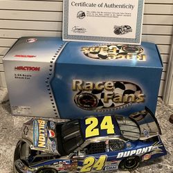 2004 Jeff Gordon RFO 1/24 Chrome Pepsi Billion Dollar Diecast Car W/COA