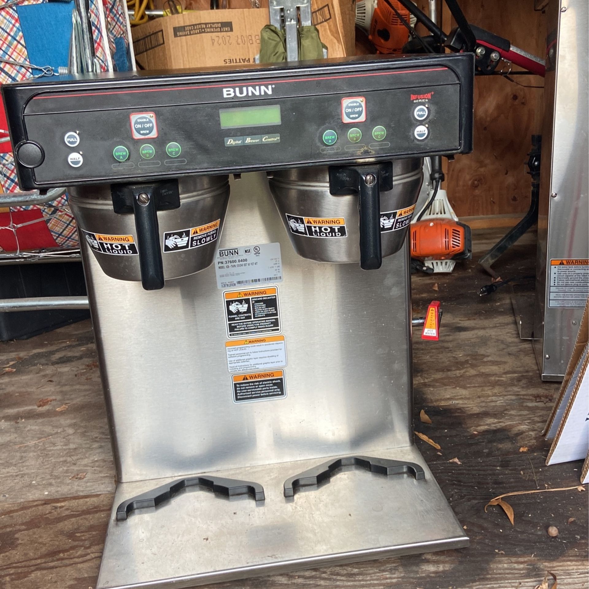 Bunn Commercial Coffee Maker.