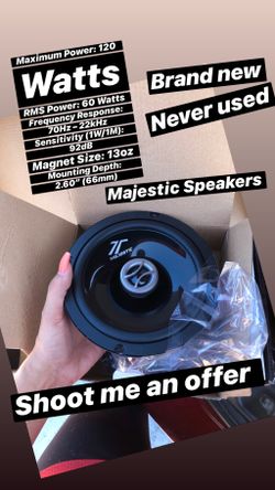 Majestic Pro Speakers