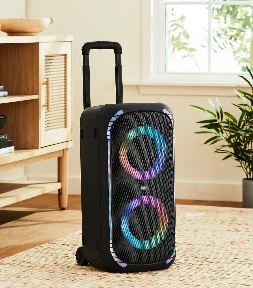 Like New Onn Bluetooth Speaker Party Music Guitar Mic