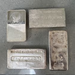 100oz Bars of Silver for Spot Price.