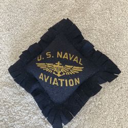 WWII USN Wool Felt Pillow 