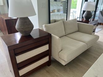 Set of 2 Large Wood Nightstands/ End Tables