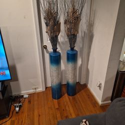 Set Of Two Decorative Towers