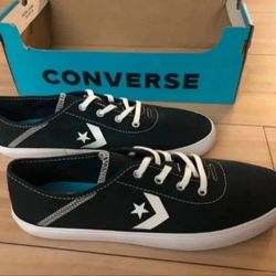 New Black Converse Size 9 Womens
