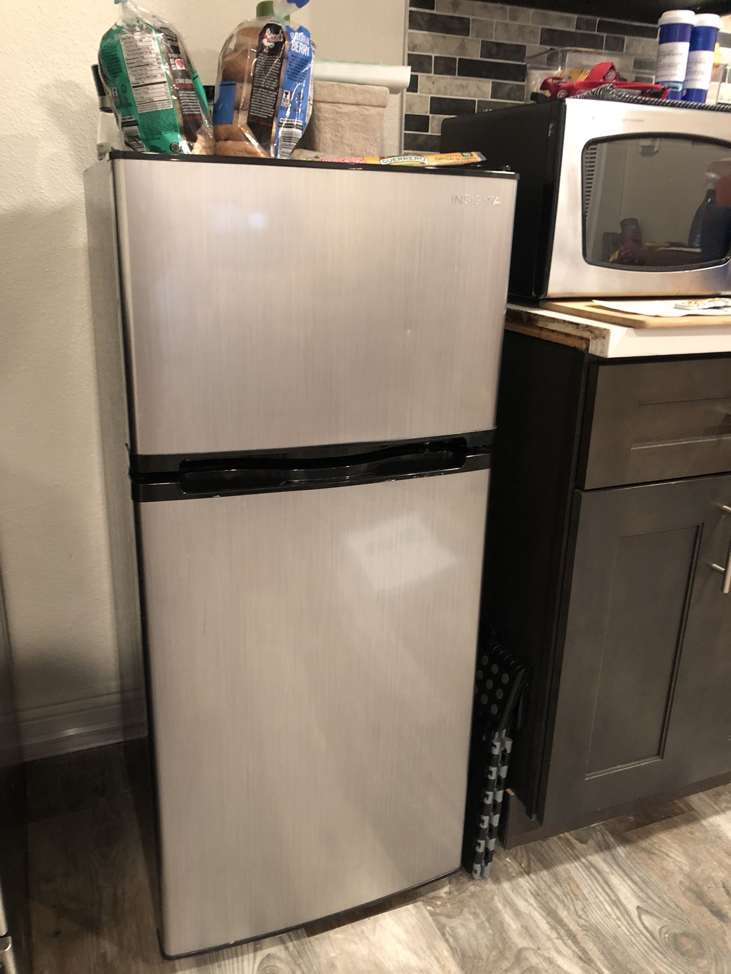 Insignia 4.3 Cu. Ft. Mini Fridge w/ Top Freezer
