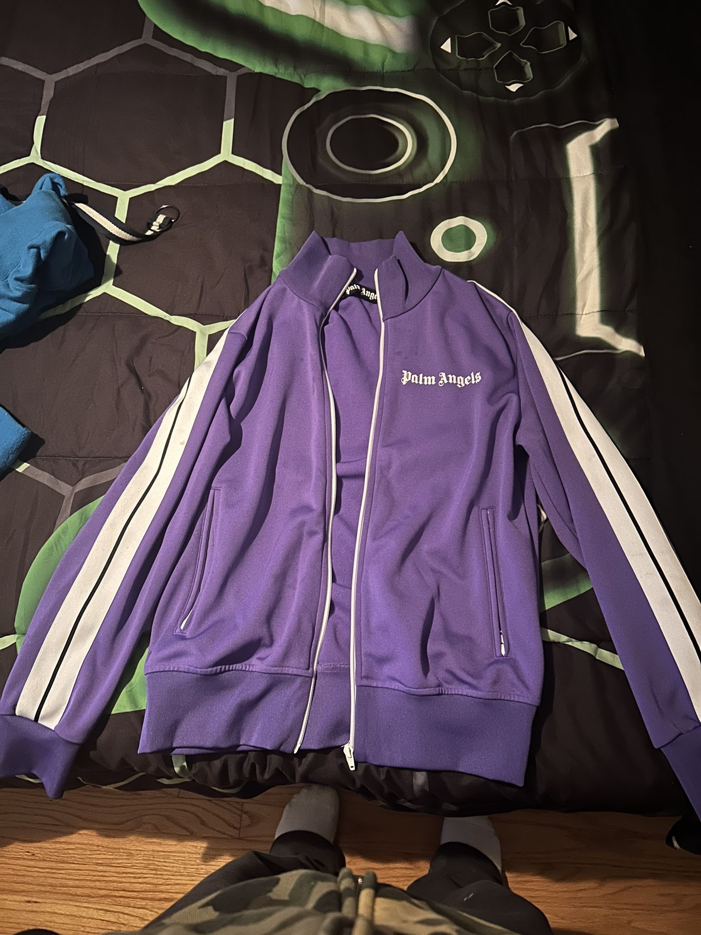 Palm Angels logo-print Track Jacket