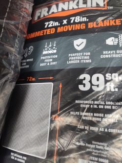 3 Franklin Grommeted Moving Blanket 72x78 in.