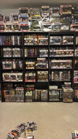 Funko pops - Star Wars, horror, anime, marvel, music, Disney