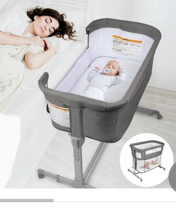 New Baby Bassinet Side Sleeper