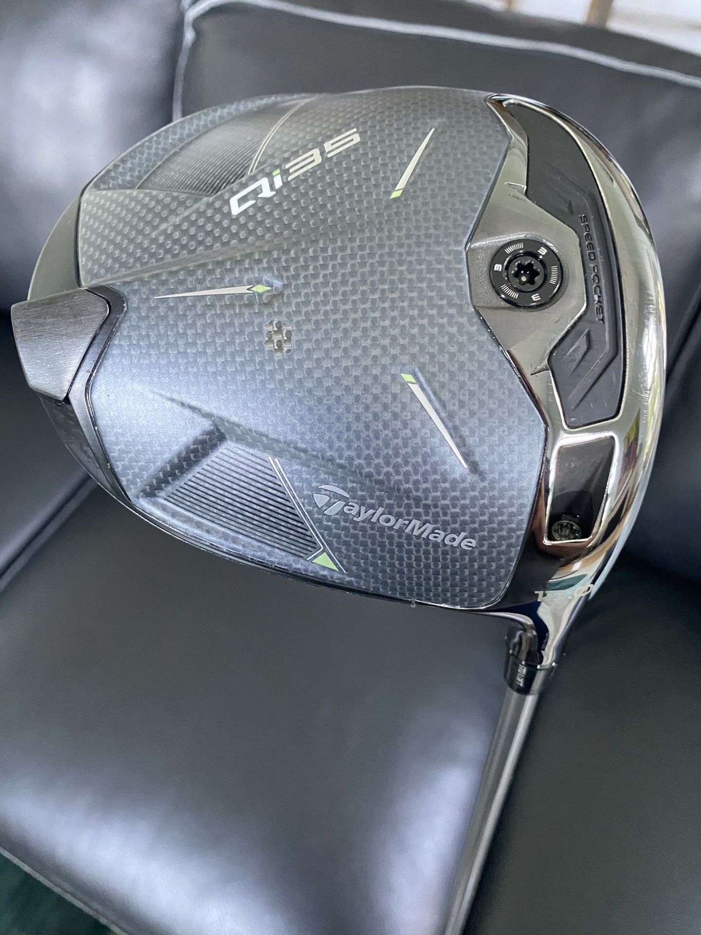 TAYLORMADE 2025 Qi35 DRIVER 12 SENIOR GRAPHITE & HEADCOVER