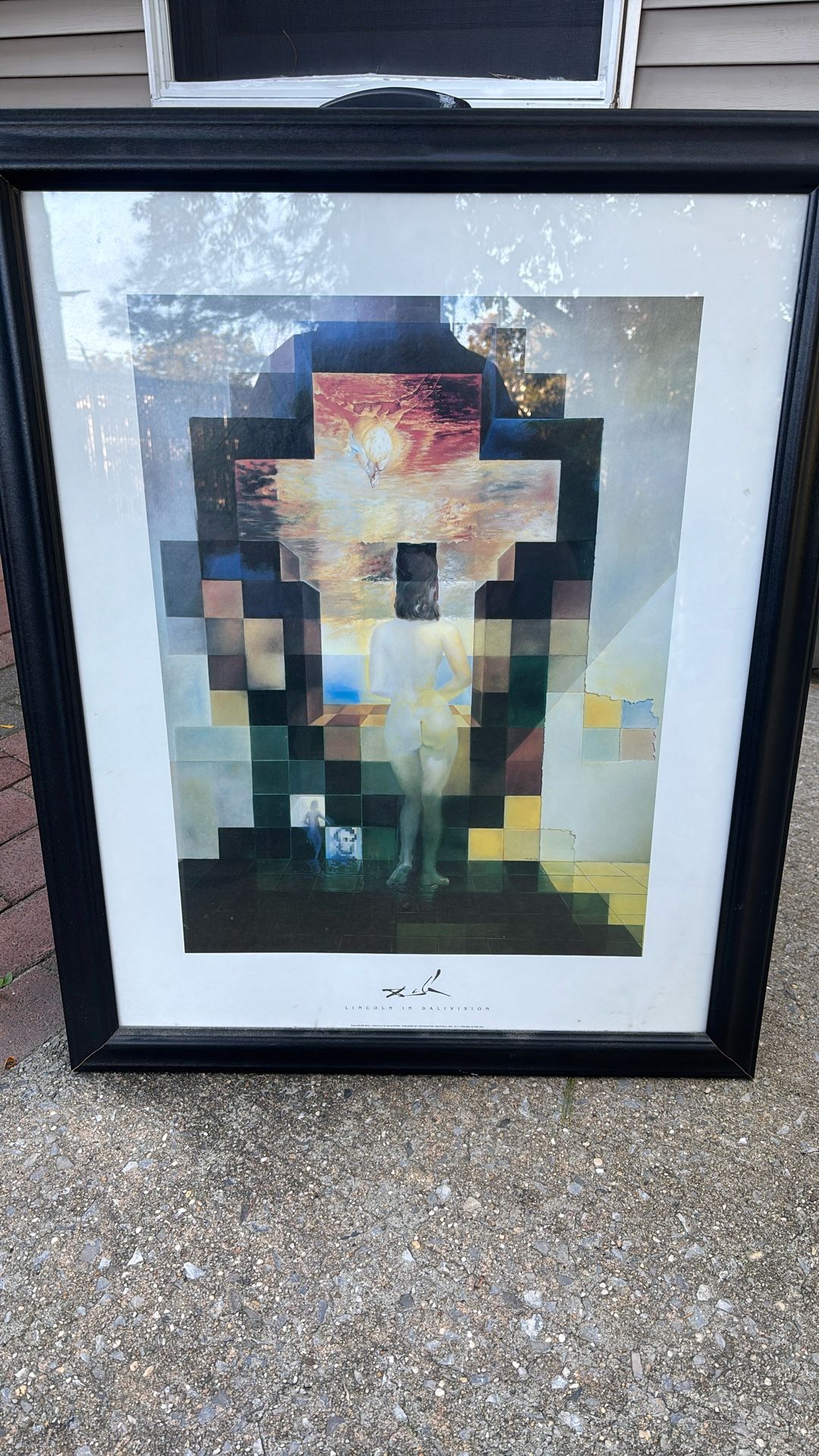 Lincoln In Dalivision Painting