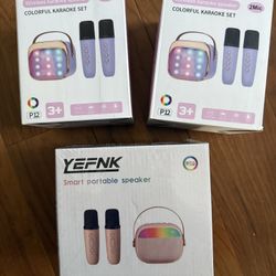 Karaoke set with Wireless Speaker (Brand New)