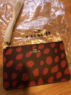 Coach wristlet wallet
