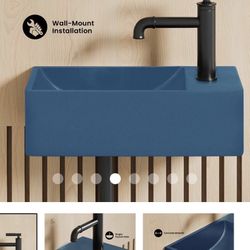 Cute Blue Sink 16” - Swiss Madison