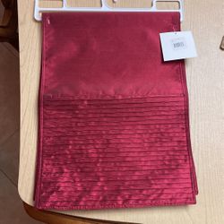 Dark Red Table Runner 