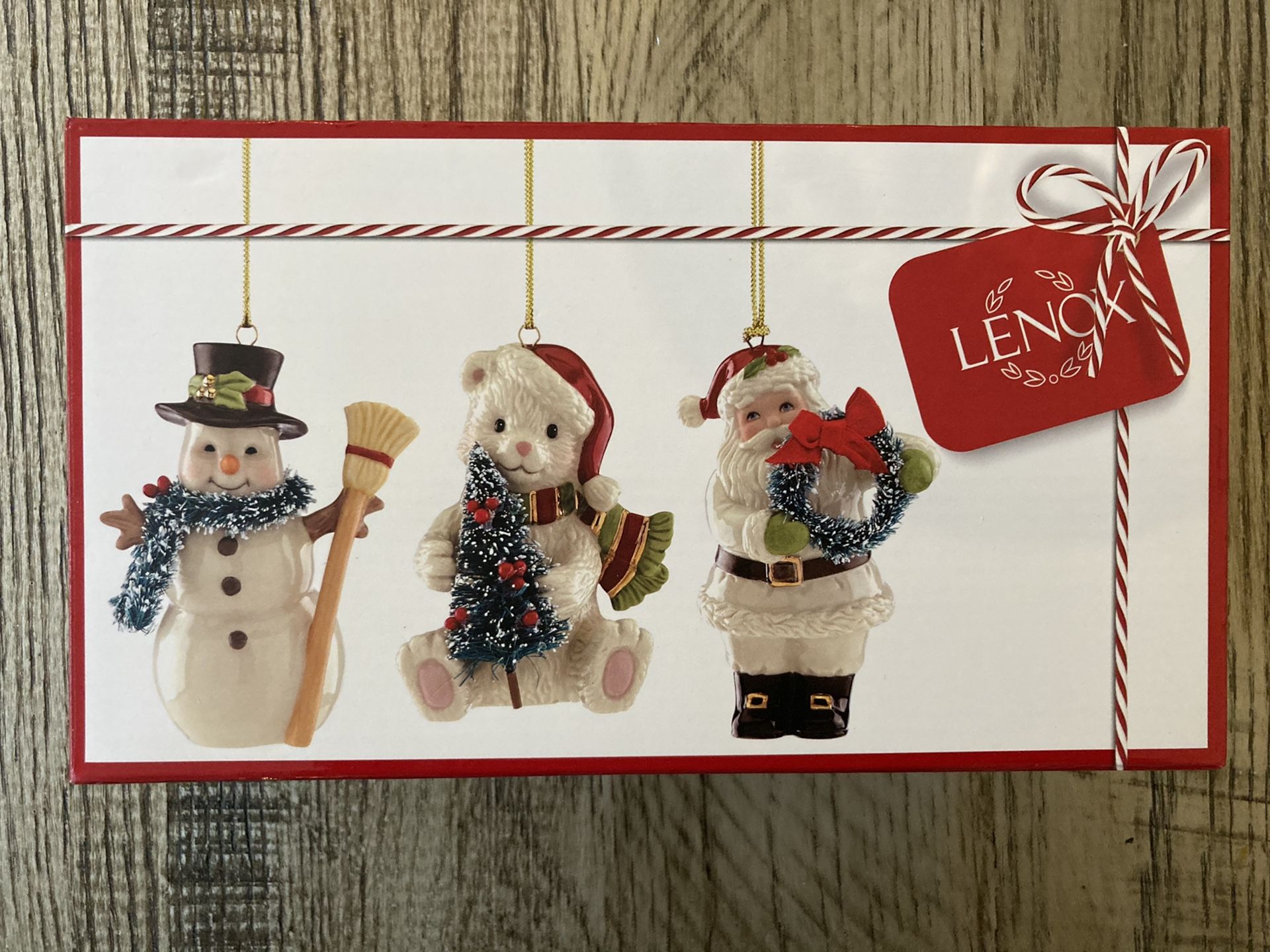 3 new Lenox Christmas ornaments