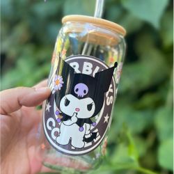 Kuromi Glass Cup