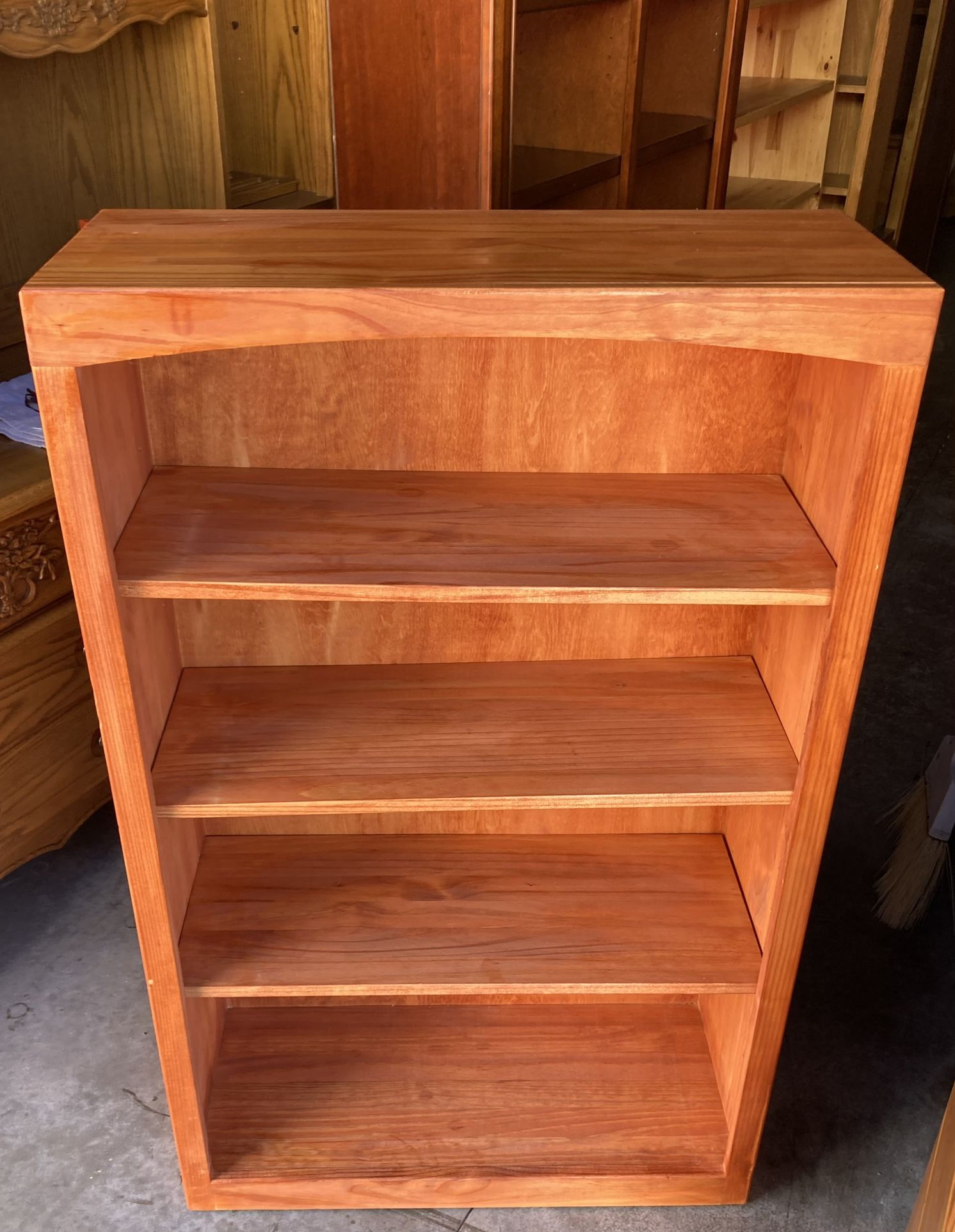 Woody’s 4 Tier Solid Pine Bookcase / Bookshelf / Storage Display Shelving