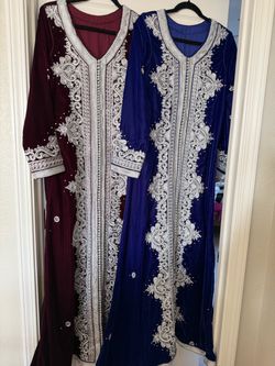 New velvet Moroccan kaftan