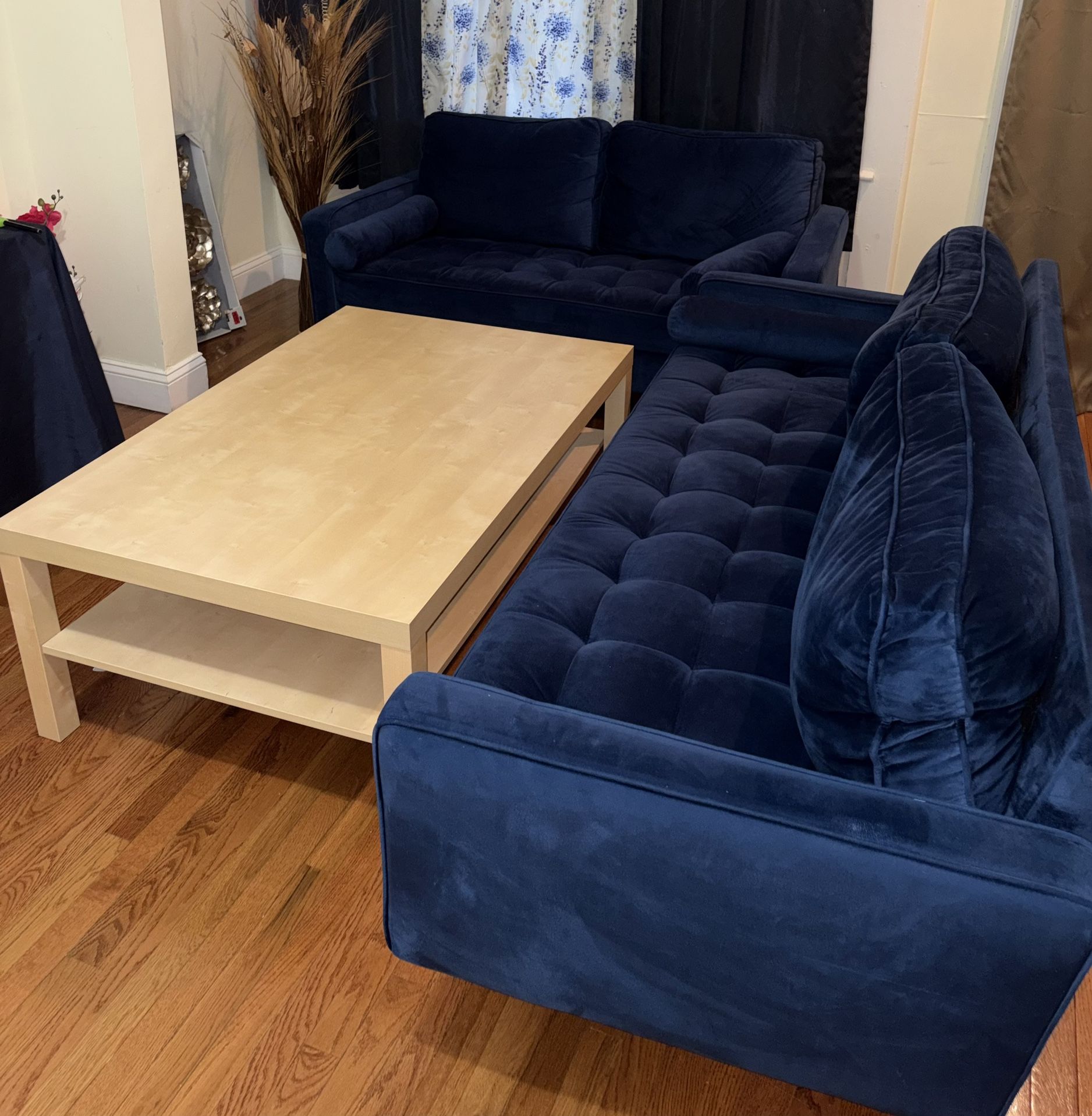 Sofa Set & Coffee Table For Sale