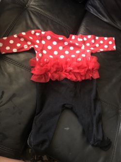 Minnie Mouse onesie
