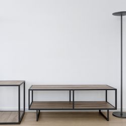 2-Piece Furniture Set – TV Stand + Entryway Bench/Side Table