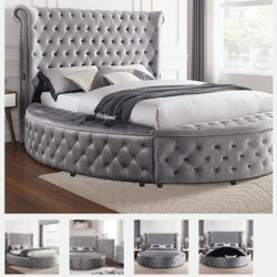 QUEEN BED FRAME MATTRES SOLD SEPARATELY NEW IN BOX ☎️ 1714586,2564 
