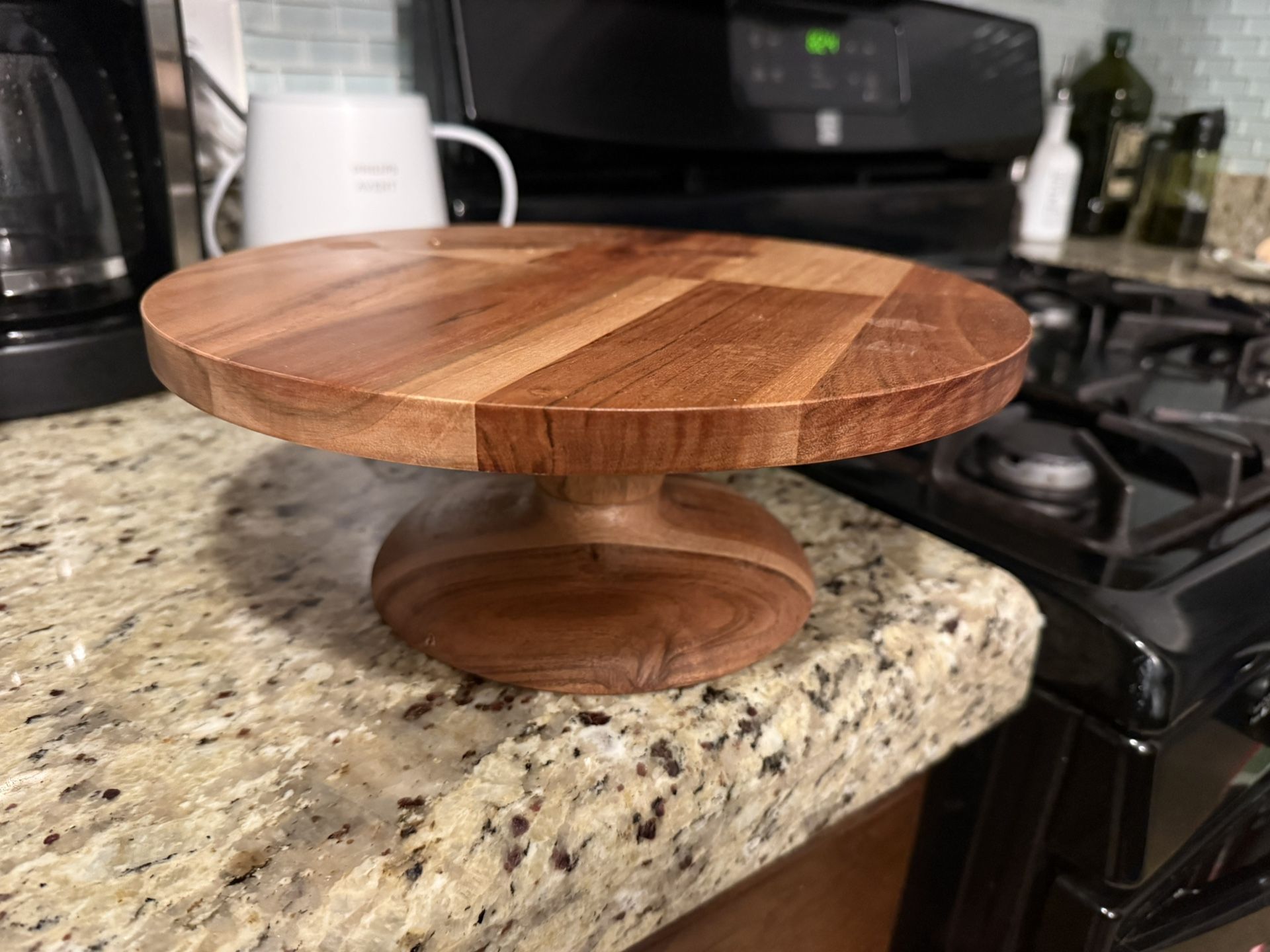 Acacia Wood Cake Stand
