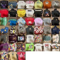Brand new Disney Parks clothing-size s/m-$25 each or all 45 for $400. Higley and ray.