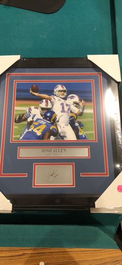 Josh Allen Framed Photo