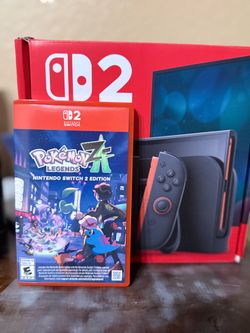 Nintendo switch 2 with pokemon legends za