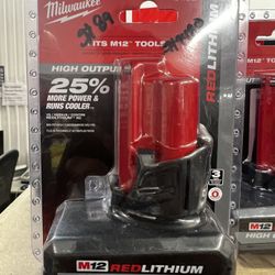 Milwaukee M12 High Output 5.0 Battery 